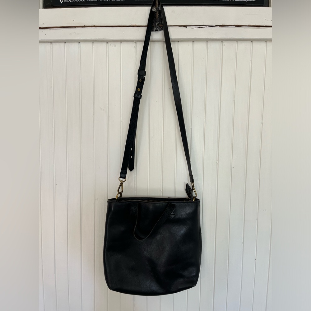 Madewell Leather Black Bag